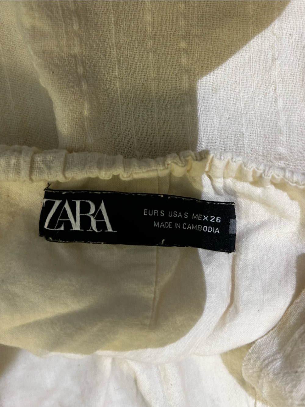 Zara Open Back Cottagecore Bohemian tiered maxi dress size S - Picture 5 of 6